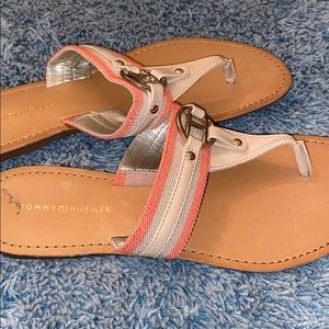 Summer Salmon Slip on Sandals